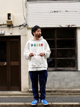 「YSTRDY's TMRRW（イエスタデイズトゥモロー）のアイテム」を使った、KEISUKEさん（メンズ・173cm）の秋コーディネート
