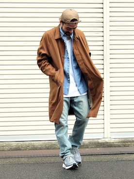 「YSTRDY's TMRRW（イエスタデイズトゥモロー）のアイテム（ジャケット/アウター）」を使った、KEISUKEさん（メンズ・173cm）の秋コーディネート