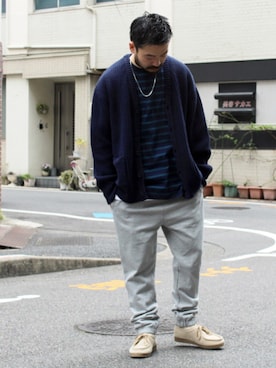 「YSTRDY's TMRRW（イエスタデイズトゥモロー）のアイテム」を使った、KEISUKEさん（メンズ・173cm）の春コーディネート