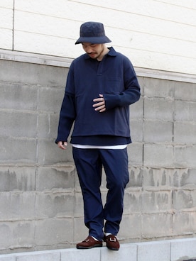 「YSTRDY's TMRRW（イエスタデイズトゥモロー）のアイテム」を使った、KEISUKEさん（メンズ・173cm）の春コーディネート