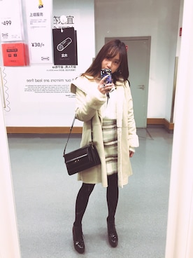 yumi小麦さん(レディース・160cm)の冬コーディネート