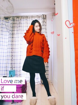 yumi小麦さん（レディース・160cm）の冬コーディネート