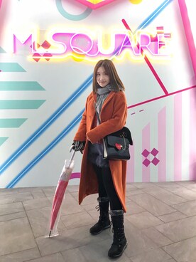 yumi小麦さん（レディース・160cm）の冬コーディネート