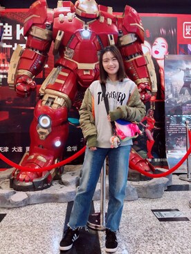 「Combackのアイテム」を使った、yumi小麦さん（レディース・160cm）の冬コーディネート