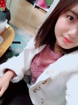 「CECIL McBEE（セシルマクビー）のアイテム（ダッフルコート）」を使った、yumi小麦さん（レディース・160cm）の冬コーディネート