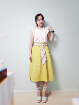 yumi小麦さん（レディース・160cm）の夏コーディネート