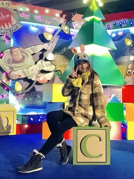 yumi小麦さん（レディース・160cm）の冬コーディネート