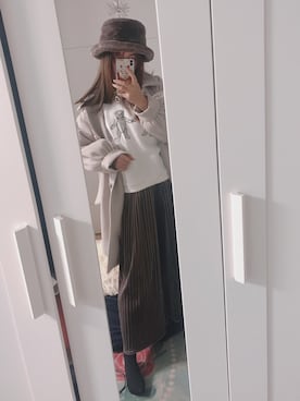 yumi小麦さん（レディース・160cm）の冬コーディネート