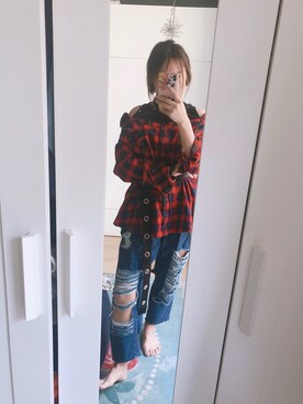 yumi小麦さん(レディース・160cm)の春コーディネート