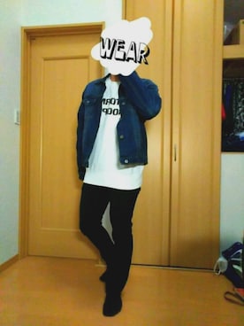 「SEVENDAYS=SUNDAY（セブンデイズサンデイ）のアイテム（デニムジャケット）」を使った、you…‥さん（メンズ・167cm）の春コーディネート