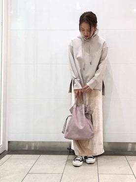 「RODE SKO」｜「アイテム（スニーカー）」を使った、yamamotoさん（レディース・155cm）の冬コーディネート