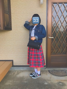 「大学」｜ニコさん（レディース・160cm）の春コーディネート