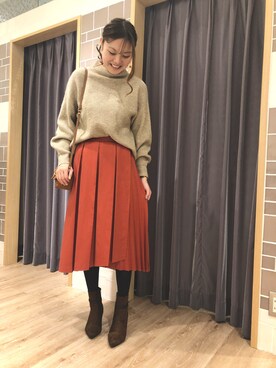 はるかさん（レディース・161cm）の冬コーディネート