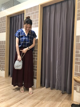 はるかさん（レディース・161cm）の夏コーディネート