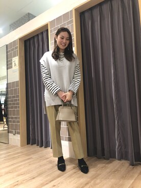 はるかさん(レディース・161cm)の冬コーディネート
