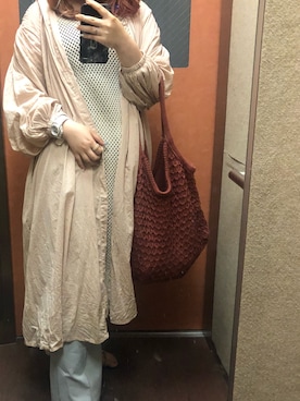 「CIAOPANIC TYPY（チャオパニックティピー）のアイテム（チュニック）」を使った、えーりあんさん（レディース・164cm）の夏コーディネート