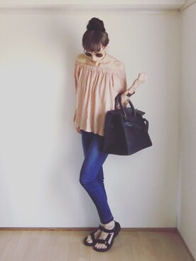 S *•.●❃さん（レディース・167cm）の春コーディネート