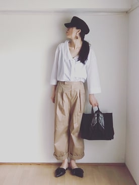 「abcdevol（エービーシーディーイーボル）のアイテム」を使った、S *•.●❃さん（レディース・167cm）の夏コーディネート