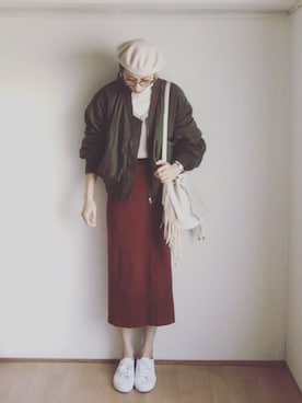 S *•.●❃さん（レディース・167cm）の冬コーディネート