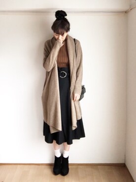 S *•.●❃さん(レディース・167cm)の冬コーディネート
