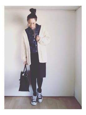 S *•.●❃さん（レディース・167cm）の冬コーディネート