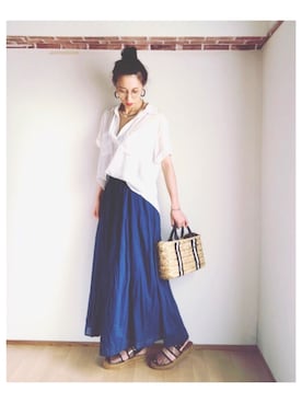 S *•.●❃さん（レディース・167cm）の夏コーディネート