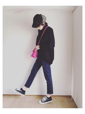 S *•.●❃さん（レディース・166cm）の冬コーディネート