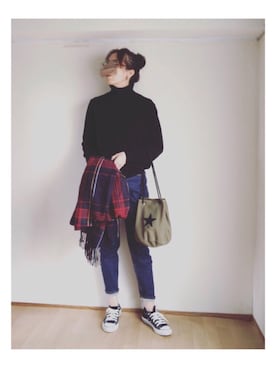 S *•.●❃さん（レディース・166cm）の冬コーディネート