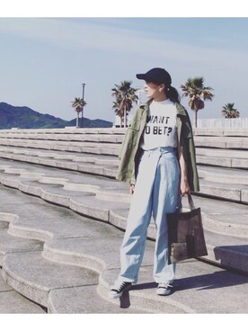 S *•.●❃さん(レディース・166cm)の夏コーディネート