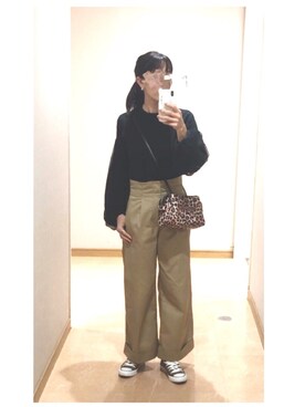 S *•.●❃さん（レディース・166cm）の冬コーディネート