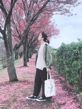 S *•.●❃さん（レディース・166cm）の春コーディネート