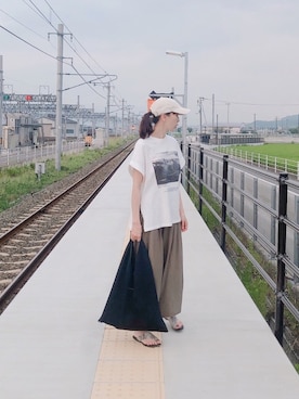 S *•.●❃さん（レディース・166cm）の夏コーディネート