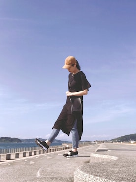 「UNIQLO（ユニクロ）のアイテム（ワンピース/ドレス）」を使った、S *•.●❃さん（レディース・166cm）の秋コーディネート