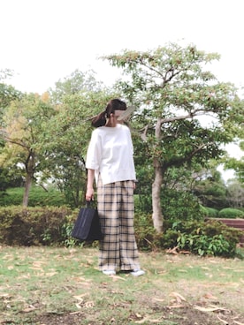 「CONVERSE TOKYO（コンバーストウキョウ）のアイテム（スウェット）」を使った、S *•.●❃さん（レディース・166cm）の秋コーディネート