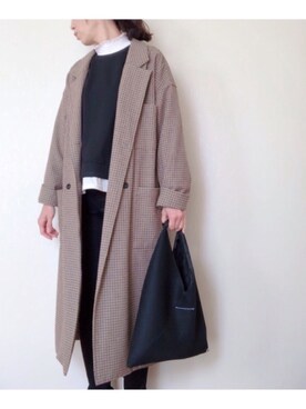 「UNIQLO（ユニクロ）のWOMEN ウルトラストレッチジーンズ（デニムパンツ）」を使った、S *•.●❃さん（レディース・166cm）の冬コーディネート