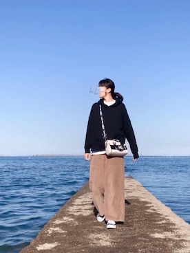 「HeM（ヘム）のアイテム」を使った、S *•.●❃さん（レディース・166cm）の冬コーディネート