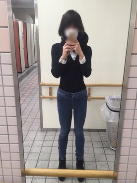 「しまむら（シマムラ）のアイテム（アンサンブル）」を使った、ターニャさん（レディース・169cm）の春コーディネート