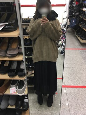 ターニャさん（レディース・169cm）の冬コーディネート