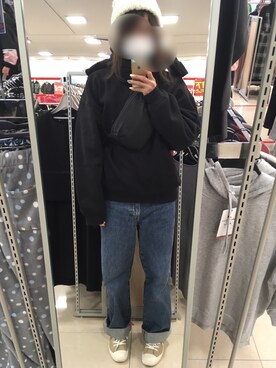 「ぐるぐる巻き」｜ターニャさん（レディース・169cm）の冬コーディネート