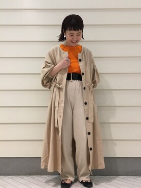 kaoriさん（レディース・154cm）の春コーディネート
