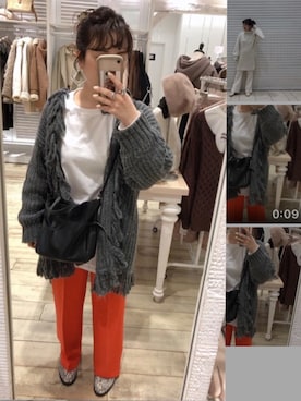 kaoriさん（レディース・154cm）の秋コーディネート