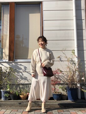 kaoriさん（レディース・154cm）の冬コーディネート