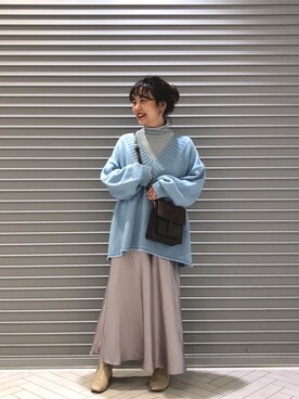 kaoriさん（レディース・154cm）の冬コーディネート