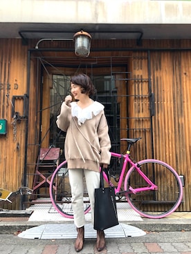 kaoriさん（レディース・154cm）の冬コーディネート