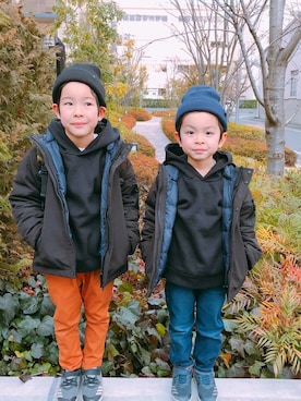 em.soharuさん(キッズ・110cm)の冬コーディネート