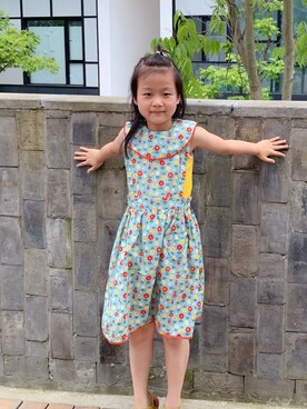 「no brand（ノーブランド）のアイテム（その他）」を使った、巧巧爱吃哈密瓜さん（キッズ・130cm）の夏コーディネート
