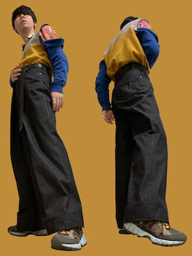 「PHENOMENON（フェノメノン）のアイテム（スウェット）」を使った、lets_kobatakaさん（メンズ・172cm）の春コーディネート