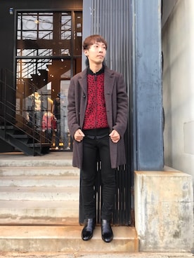 「ドレスブーツ」｜けんたさん（メンズ・174cm）の秋コーディネート