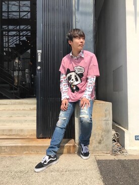 けんたさん（メンズ・174cm）の春コーディネート