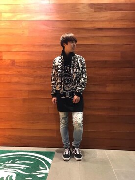 「HYSTERIC GLAMOUR（ヒステリックグラマー）のアイテム（ワンピース/ドレス）」を使った、けんたさん（メンズ・174cm）の冬コーディネート